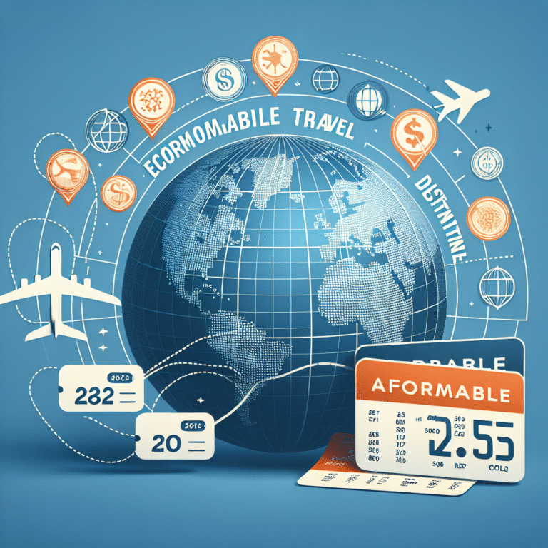 destinos económicos para viajar en 2025