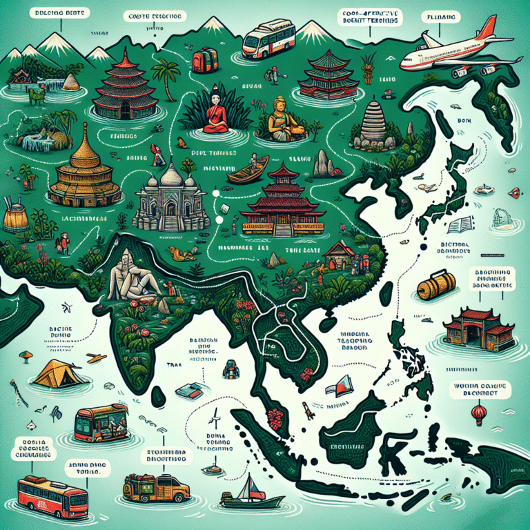 destinos económicos para mochileros en Asia