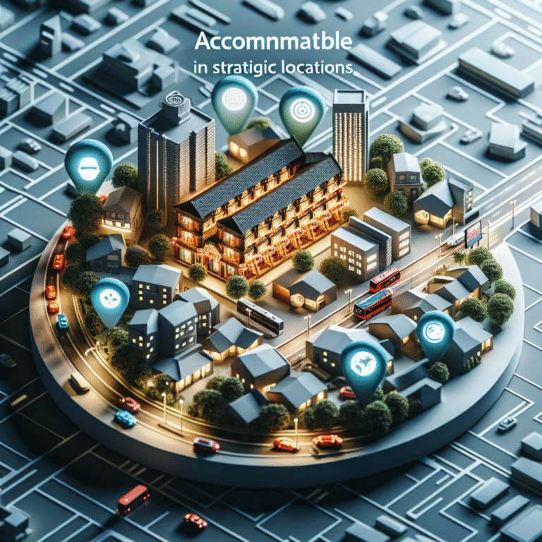 alojamiento económico en ubicaciones estratégicas